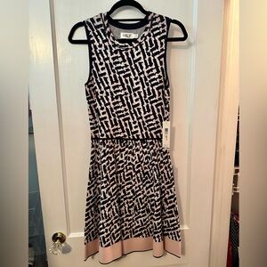 Eliza J Pink Patterned Dress